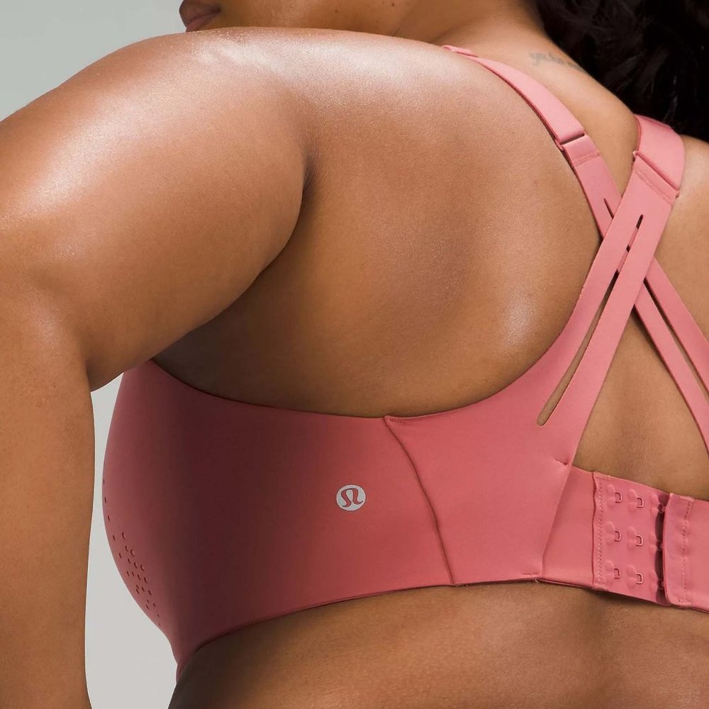 NEW Lululemon Air Support Sports Bra High Support Brier Rose Pink Puff $98 36DDD - Picture 7 of 10
